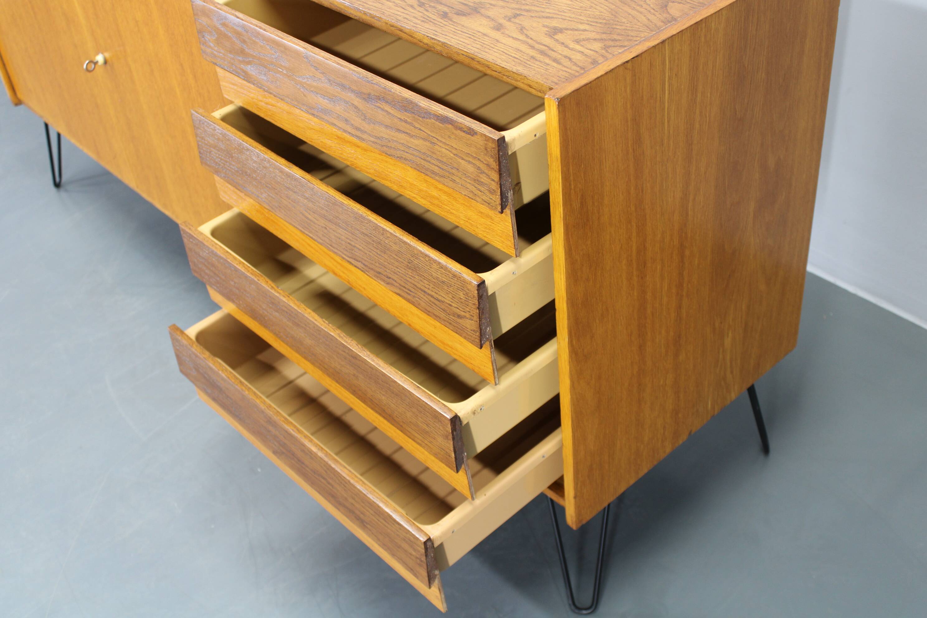 1960s Jiri Jiroutek Upcycled Sideboard ,Czechoslovakia