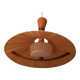 Teak and sisal light/hanging lamp from the 60s/70s