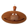 Teak and sisal light/hanging lamp from the 60s/70s