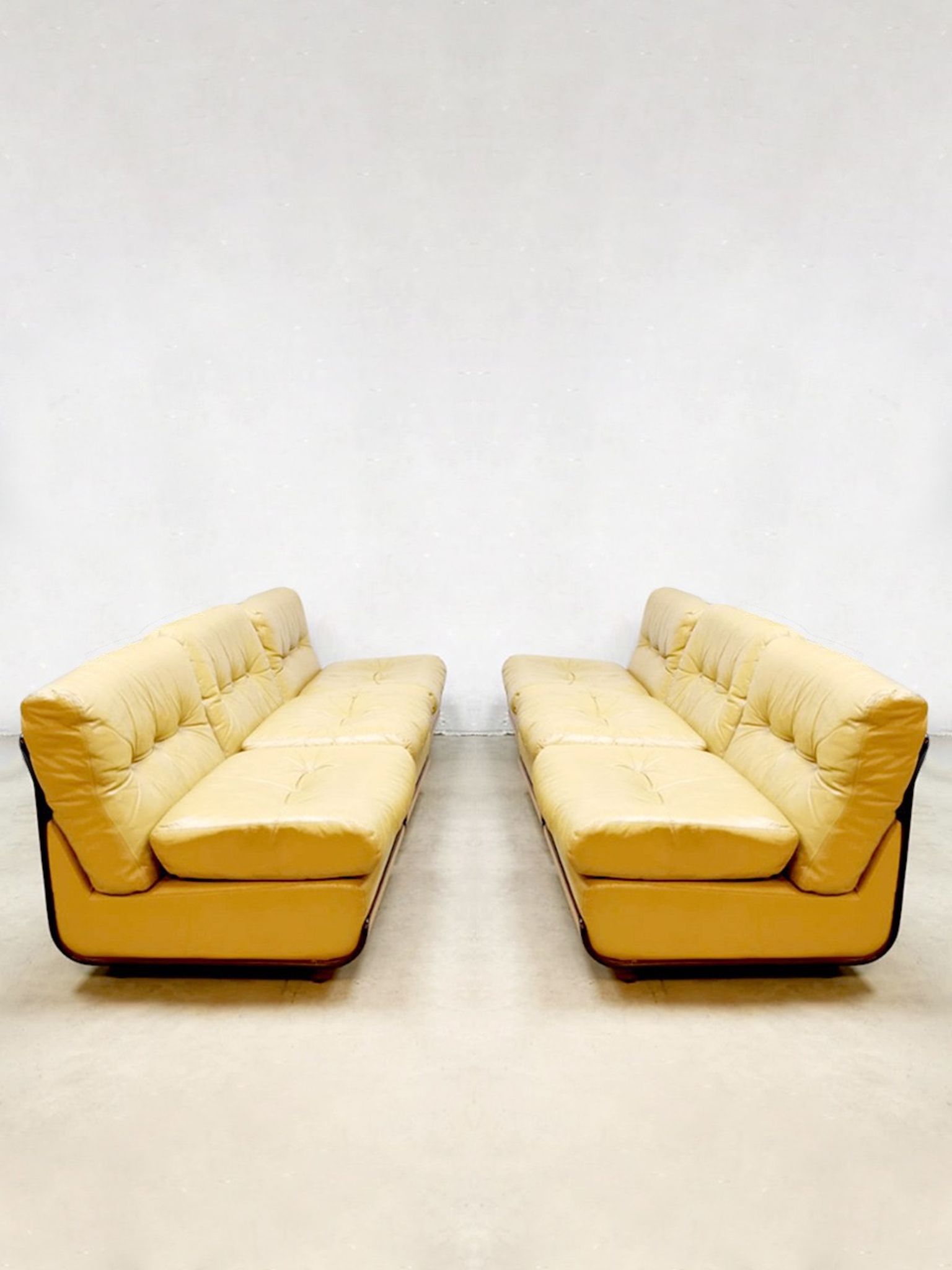 Vintage Italian design modular sofa