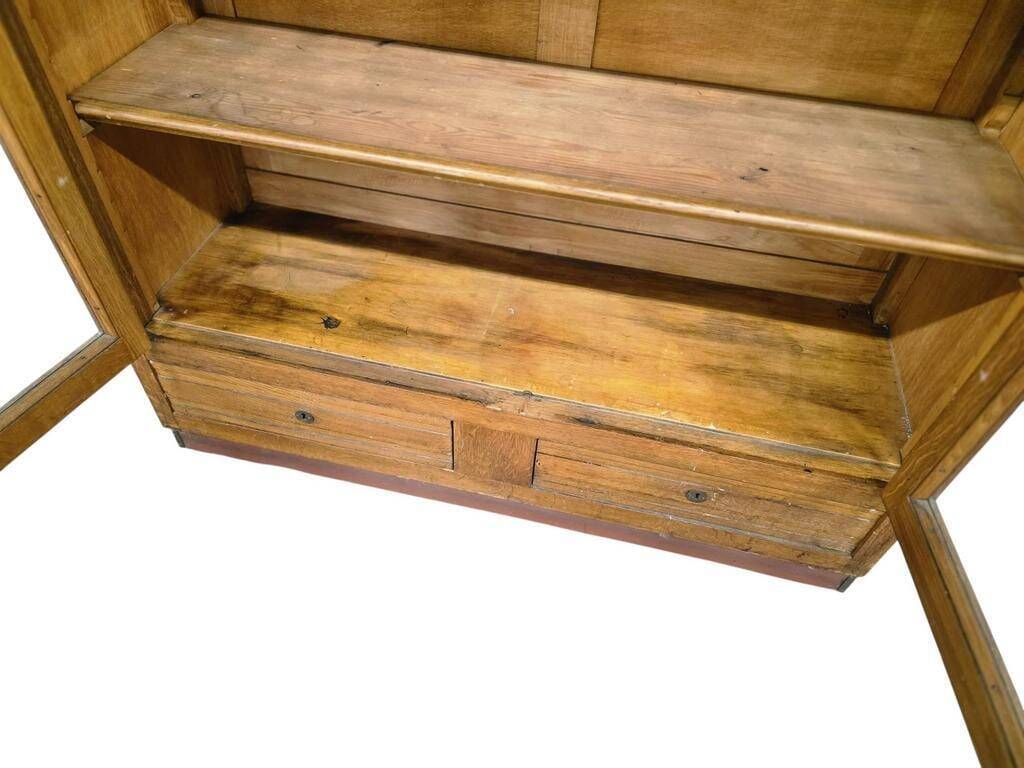 Vitrine/armoire de laboratoire/étagère à plusieurs niveaux vintage XL