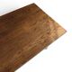 Solid oak dining table, brutalist, 1950.