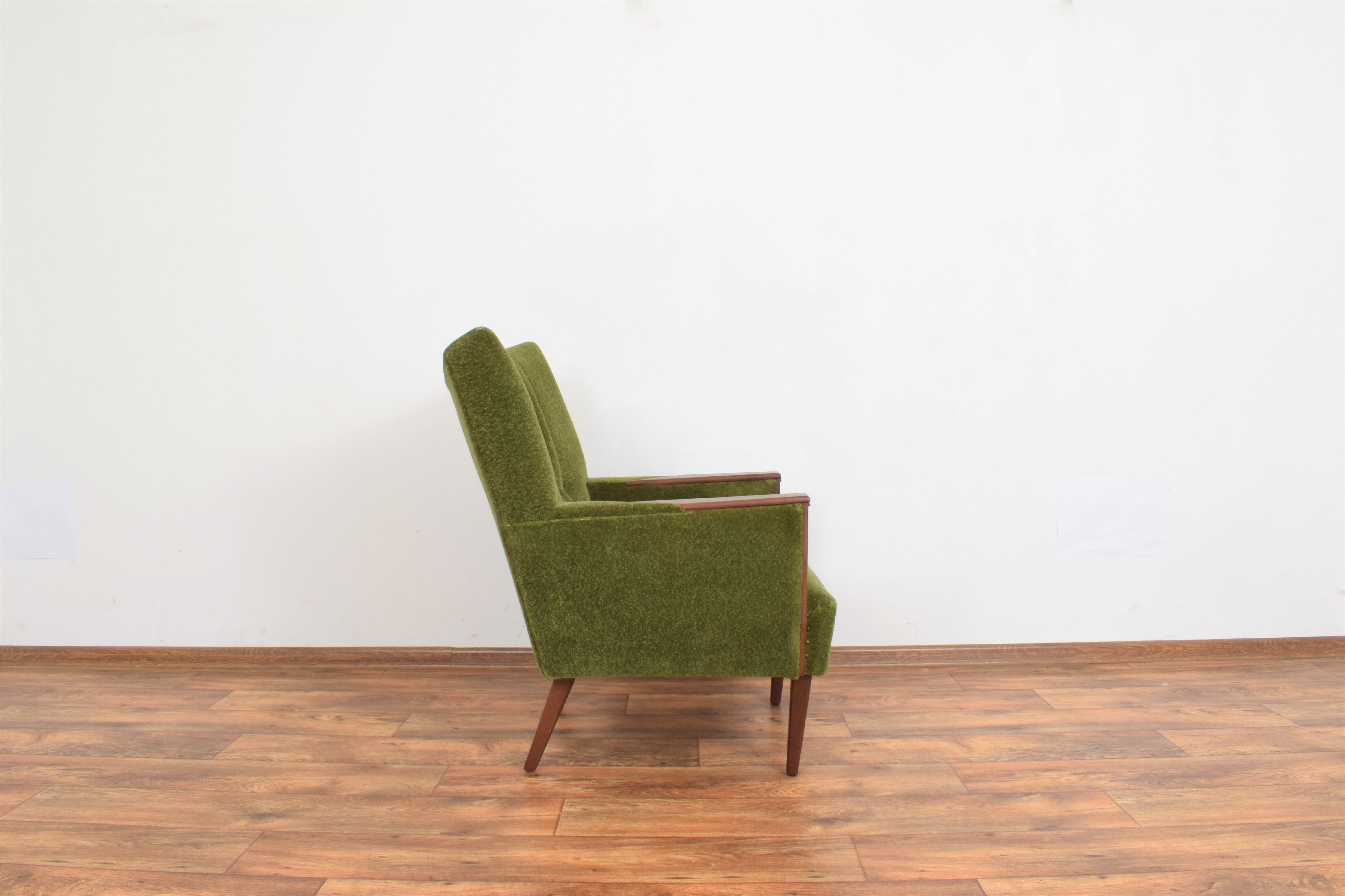 Danish teak armchairs, set of 2