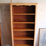 Bibliothèque ancienne en bois massif