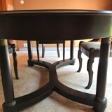 Table de style empire en acajou