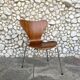 Teak 3107 butterfly chair Arne Jacobsen for Fritz Hansen, Teak 1965