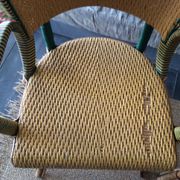 Paire de fauteuils en rotin