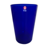 Vase gobelet Kaj Franck pour Iittala bleu cobalt Finland 1958