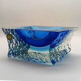 1960s Ashtray  in Hand-worked Murano Glass by Flavio Poli for Sesuso