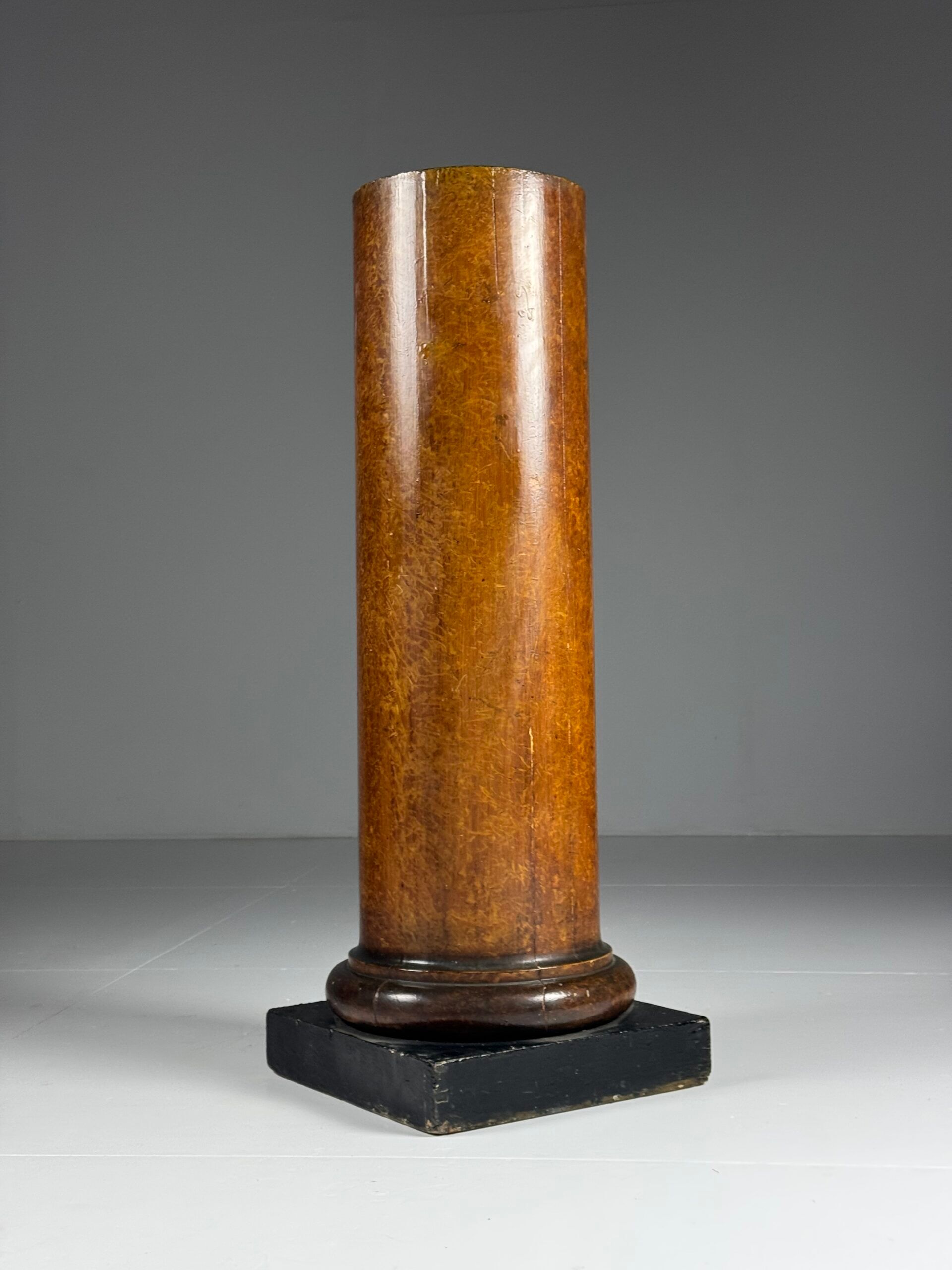 Faux bois column 19th century