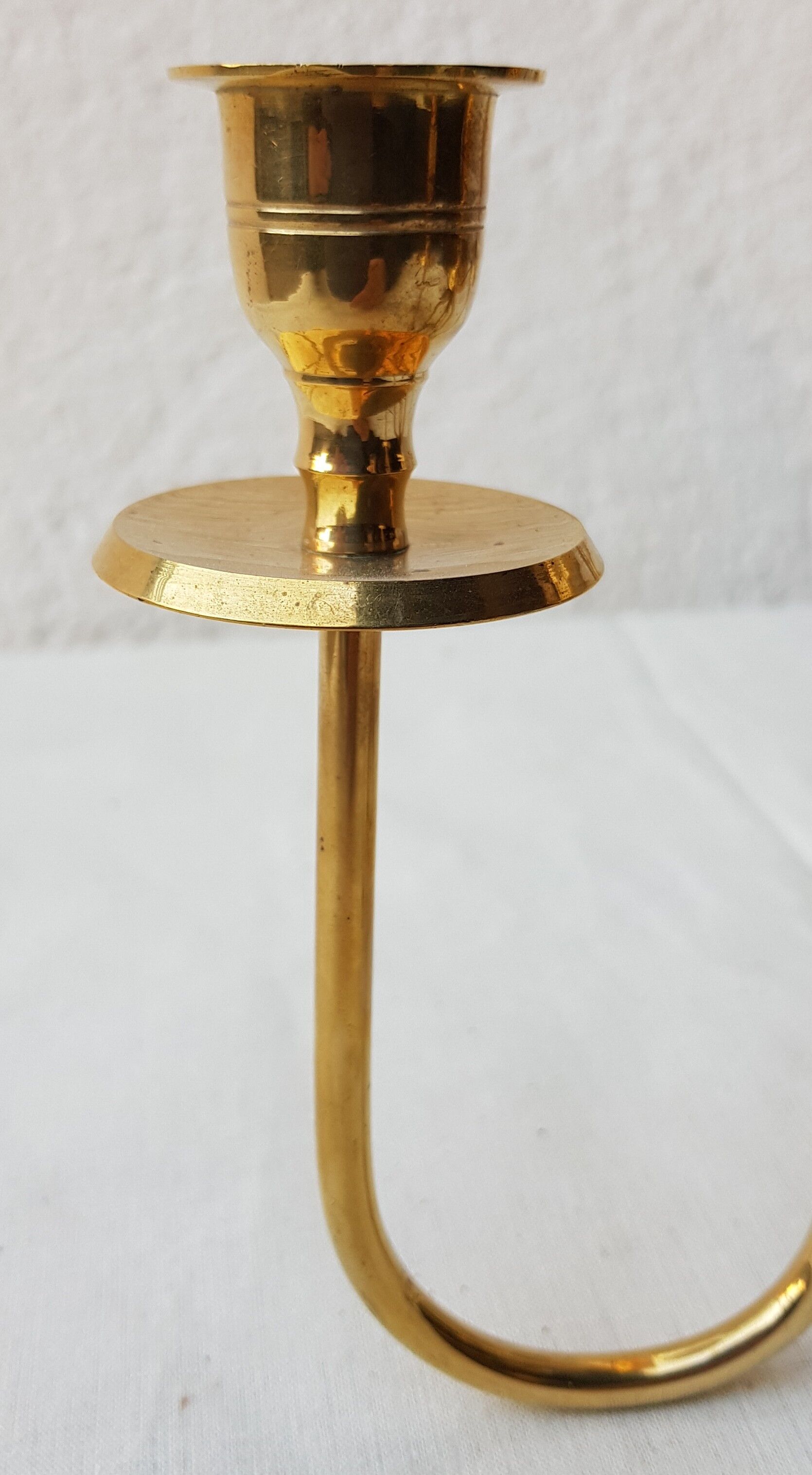 Chandelier 4 brass branch 80's