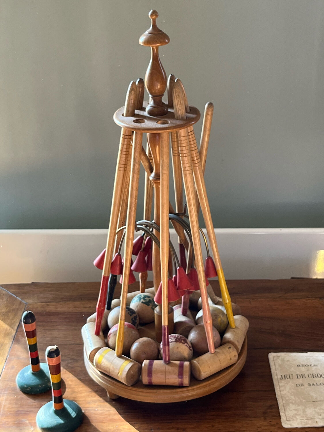 Jeu croquet de salon