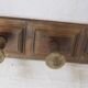 vintage wooden coat rack