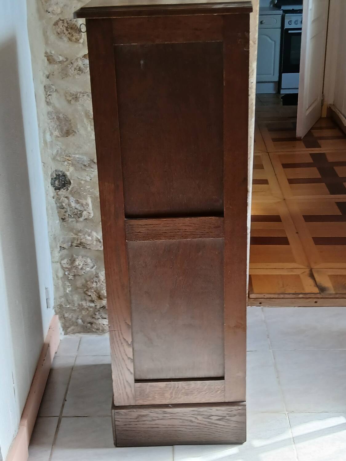 Vintage Filing Cabinet / Roll-Top Cabinet Circa 1940 – Oak Veneer