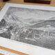 The valley of Mont-Dore. Printed illustration from 1866.