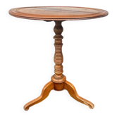 Folding Side Table – Vintage – Ornament – Solid wood central leg