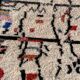 Large modern berber beni ouarain wool rug