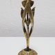 Brutalist Sculptural Candle Holder in the shape of an Iris by Heinz Goll 1960s