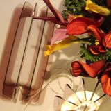 Set sconces Guzzini bagno vintage 70s