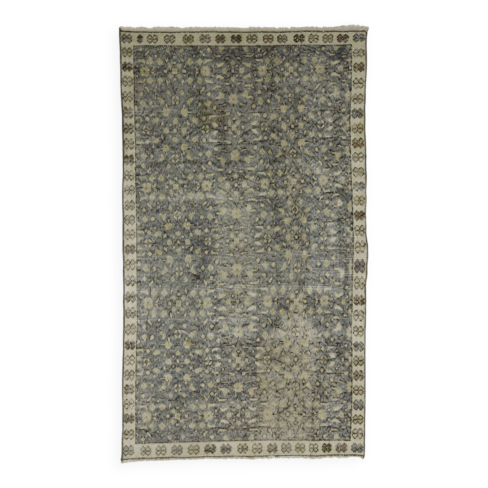 Turkish Anatolian Handmade Vintage Area Rug 170 cm x 98 cm