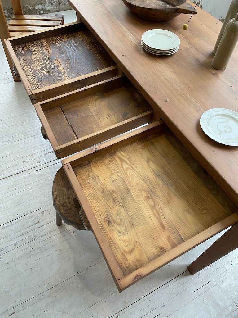 Cherry farm table - oak 2m60