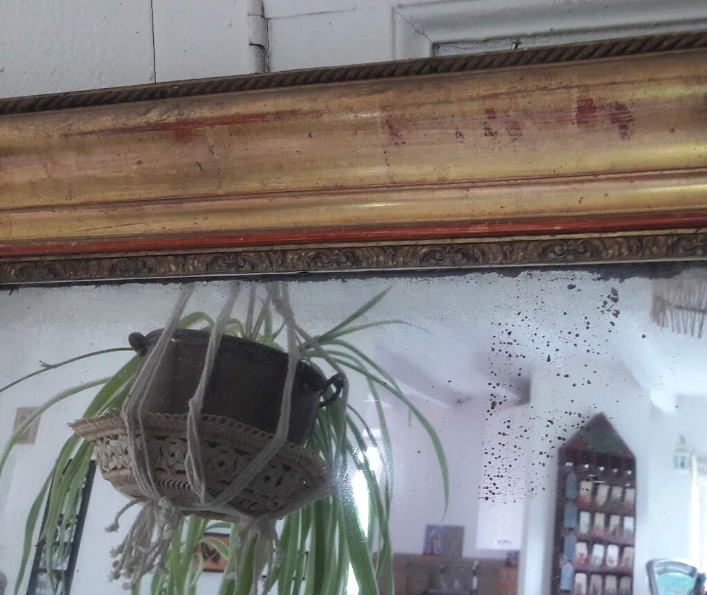 Gold foil mirror 90x78