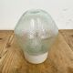Vintage white porcelain ceiling light with frosted glass , 1970s