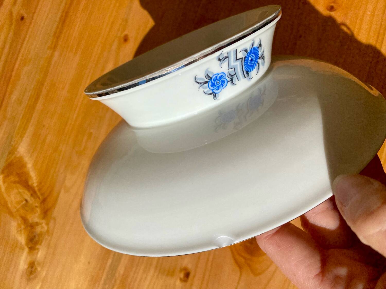 Limoges porcelain presentation cup