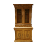Library showcase carved wood