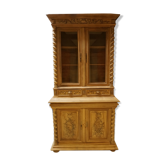 Library showcase carved wood