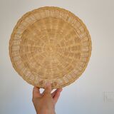 Set of 2 rattan baskets