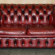 Vintage leather Chesterfield sofa