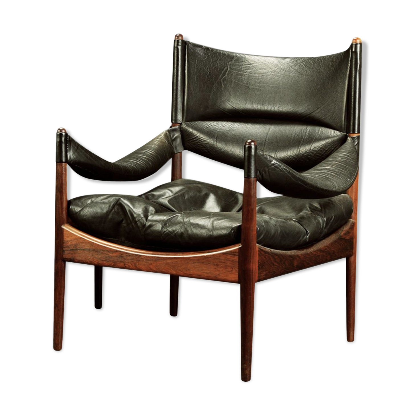 Danish Rosewood LoungearmcChair by Kristian Vedel for Søren Willadsen Møbelfabrik