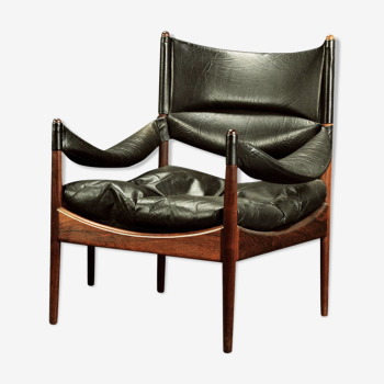 Danish Rosewood LoungearmcChair by Kristian Vedel for Søren Willadsen Møbelfabrik