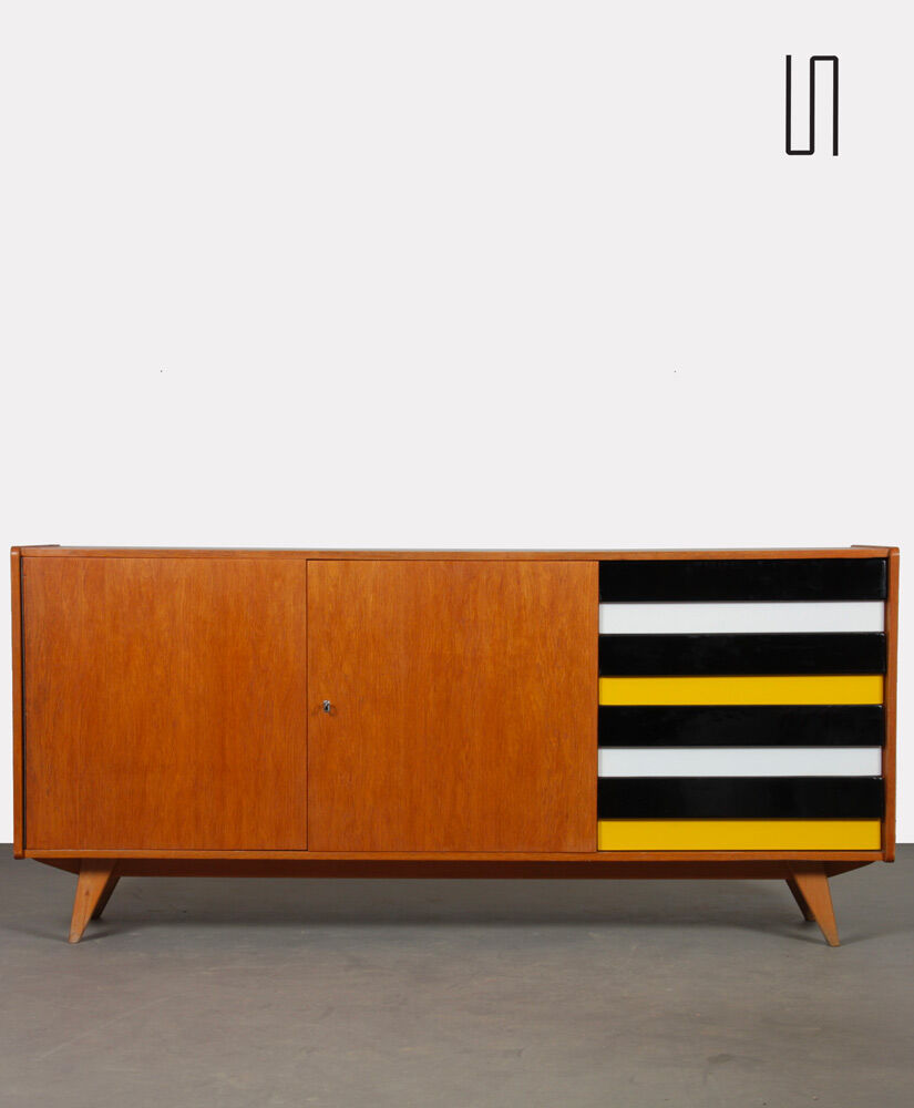 Oak sideboard by Jiri Jiroutek, model U-460, 1960