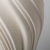 Nordic White Swirl Ceramic Vase, Abstract Decorative Home Decor
