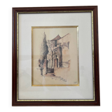Watercolor rue de Provence