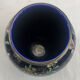 Old vase baluster enamelled lamp Boch Frères Keramis Belgium
