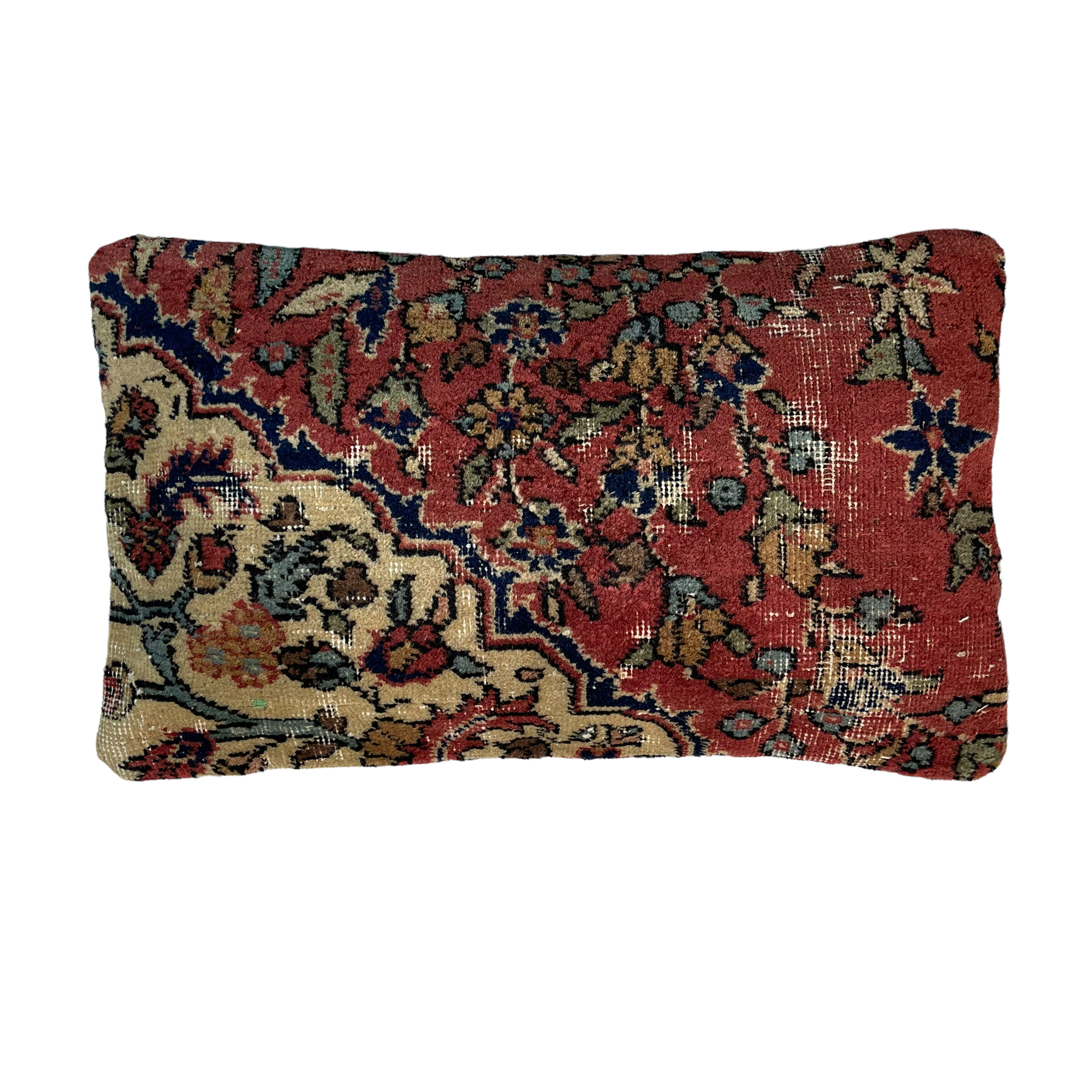 Vintage turkish rug cushion cover , 30 x 50 cm
