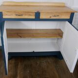 Parisian art deco sideboard blue