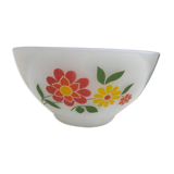 Vintage flower arcopal bowl