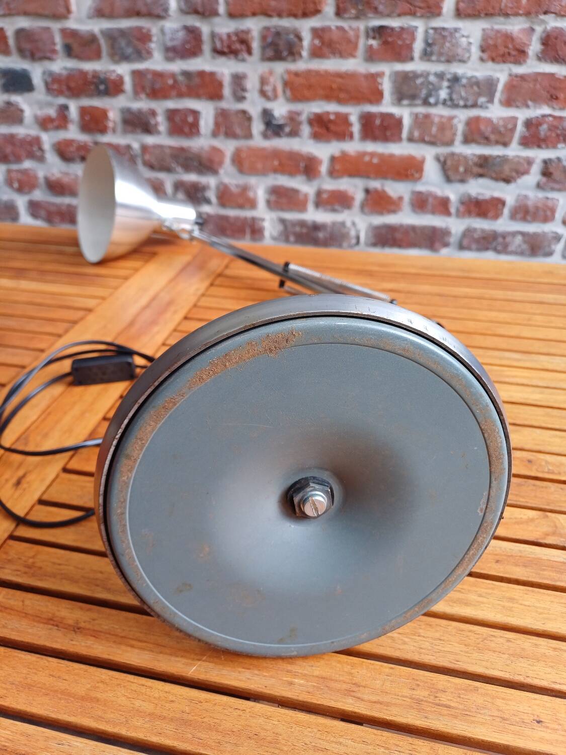Aluminor lamp in chrome metal 80's