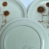 Sarreguemines stoneware dessert plates