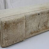pair old gardeners reconstituted stone fluted grandon