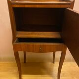Louis XV style bedside, door imitating books
