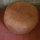 Moroccan leather pouf