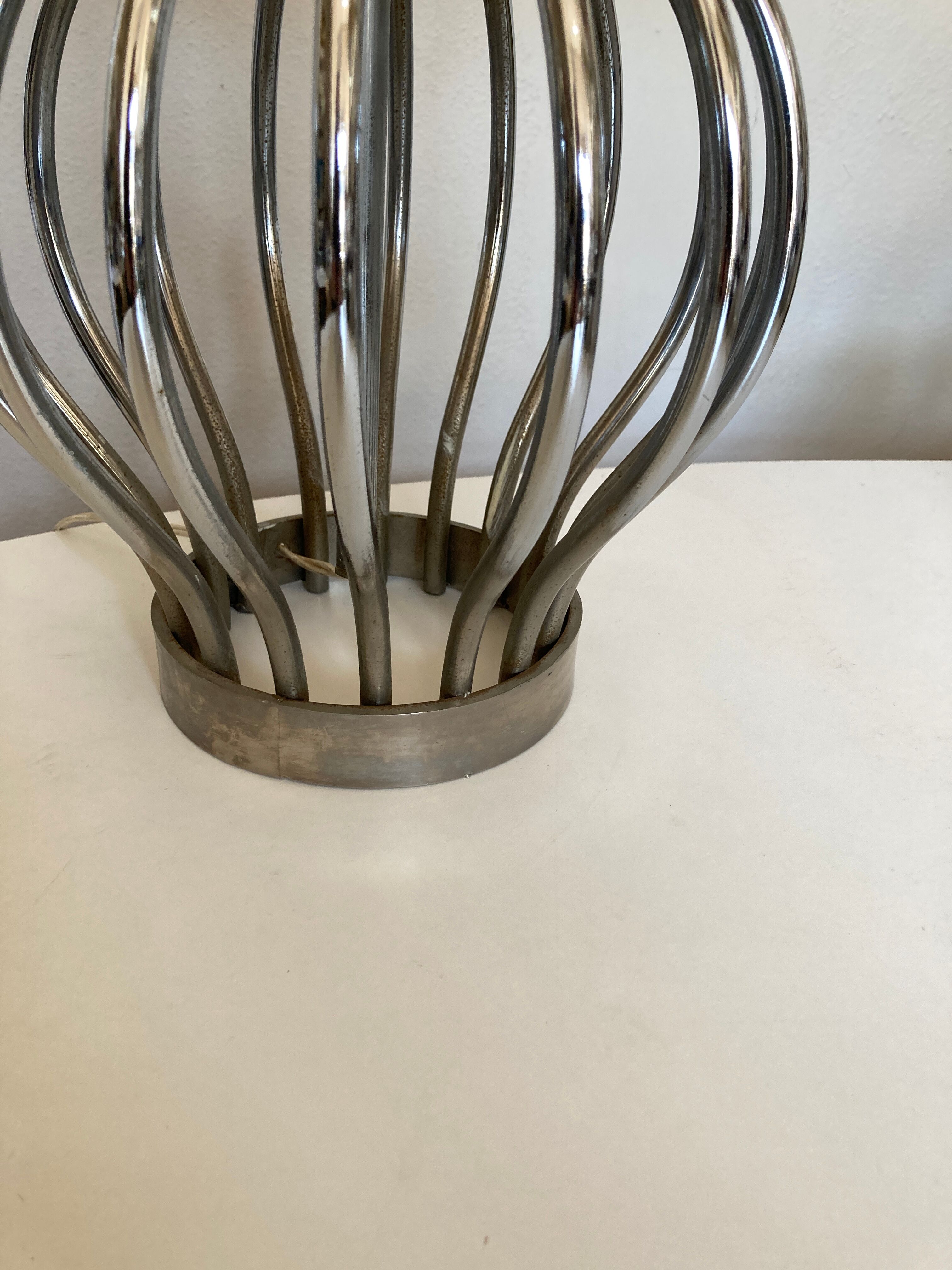 1970 space age 60cm XXL baluster lamp