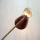 Mid-century Austrian pink wall lamp by Rupert Nikoll