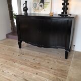 2-door buffet by André Arbus circa 1940 in black tinted accajou