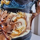 Mouzin-lecat brand onnaing flower pot from 1870 salamandre model